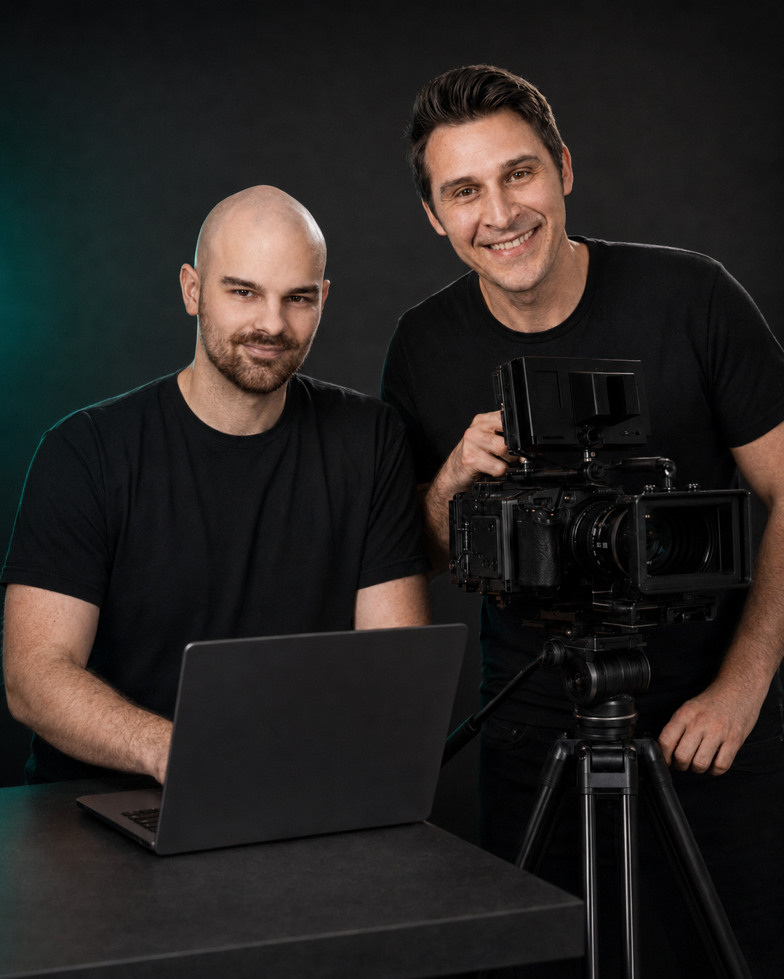 Zac Pitts and Stefan Zangerle of PackedClinic in their studio